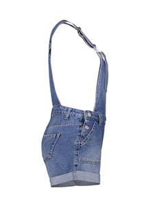 شلوارک جین پیشبندی زنانه Women Denim Jumpsuit Shorts 