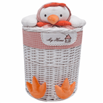 Elegant RoosterChickLarge Cloth Basket