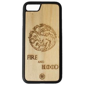 کاور چوبی میزانسن مدل Targaryen مناسب برای گوشی آیفون 6sPlus/6Plus Mizancen Targaryen wood cover for iPhone 6sPlus/6Plus