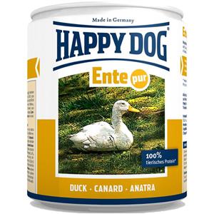 کنسرو سگ هپی داگ با گوشت خالص اردک 400 گرمی Happy Dog Ente Pur 400 gr