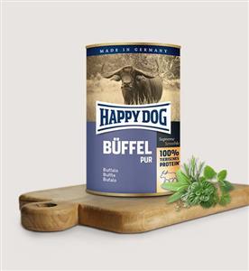 کنسرو سگ هپی داگ حاوی گوشت خالص بوفالو  400 گرمی Happy Dog Buffalo Pur 400 gr