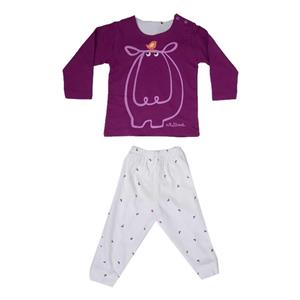 ست لباس دخترانه وان بای مدل 320 پنبه ای One By Cotton Girl Baby Clothing Set 