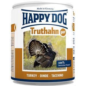 کنسرو سگ هپی داگ حاوی گوشت خالص بوقلمون 400 گرمی Happy Dog Truthahn Pur 400 gr