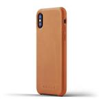MUJJO iPhone X Full Leather Case - Tan CS-095