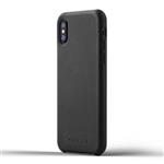 MUJJO iPhone X Full Leather Case Black CS-095 