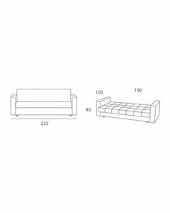 مبل تختخواب شو دو نفره آرا سوفا مدل B12 Ara Sofa B12 Three Seater Sofa Bed