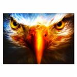 تابلو شاسی ونسونی طرح Eagle Art سایز 50 × 70 سانتی متر