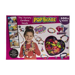 ست اسباب بازی جواهر سازی 300 تکه مدل Pop Beads Set Of Jewelry Toys PCS 