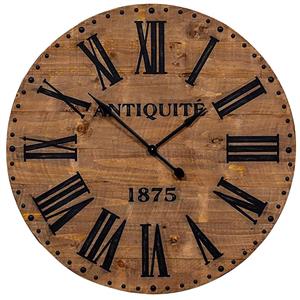 ساعت دیواری مک گوان رادرفورد مدل Antiqued Large Wooden McGowanRutherford Antiqued Large Wooden Wall Clock