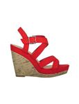 صندل جیر لژ دار زنانه Women Suede Wedge Sandals