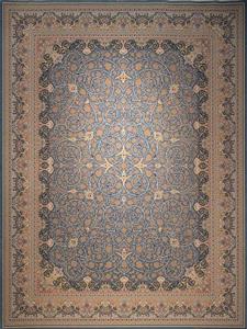 فرش مشهد اردهال1200 شانه گل برجسته کد 103 اطلسی