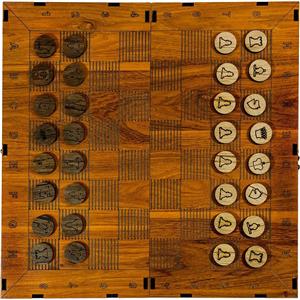 شطرنج چوبی کینگ مدل 3in1 King 3in1 Wooden Chess