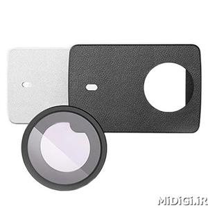 فیلتر لنز و کاور محافظ چرمی دوربین اکشن شیائومی Xiaomi Yi 4K Action Camera Cover Skin + UV Protective Lens Cover