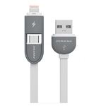 Pineng PN-301 USB To Lightning And microUSB Cable 1m