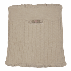 پتو نوزادی نیپرلند مدل6141Cream Nipper Land 6141Cream Baby Blanket