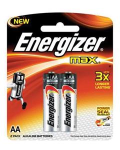 باتری قلمی انرژیزر مدل Max بسته 2 عددی AA Energizer Max Battery 2 pcs
