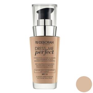 کرم پودر دبورا سری Dress Me Perfect شماره 02 Deborah Dress Me Perfect Foundation 02