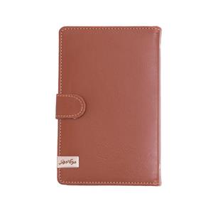 دفتر کلاسوری دوکادفتر فوم چرمی مدل 03-06-607 DokaDaftar Leather 607-06-01 Binder Notebook