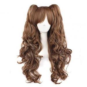 کلاه گیس مپ آف بیوتی دخترانه بلند مدل دو گوشی  MapofBeauty Long Curly Clip on Ponytails Wig