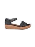 صندل جین لژدار زنانه Women Denim Wedge Sandals