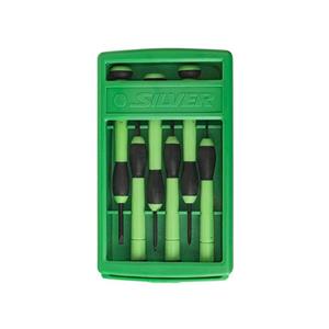 مجموعه 6 عددی پیچ گوشتی ساعتی سیلور مدل GTH22A10