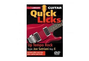 Quick Licks Joe Satriani Up Tempo Rock 