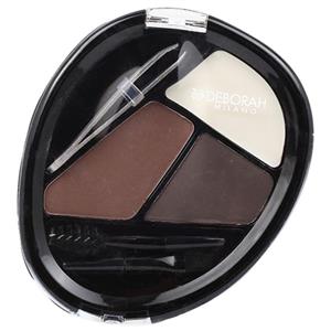 سایه ابرو مدل Perfect Kit Brunette شماره 02 دبورا  Deborah Perfect Kit Brunette Eyebrow Shadow 02