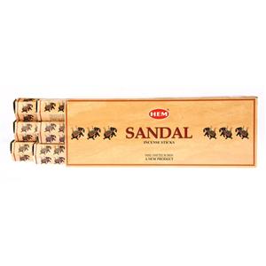 عود هم مدل Sandal کد 1029 6 بسته 20 عددی Hem Sandal 1029 Incense Sticks 6 pack of 20