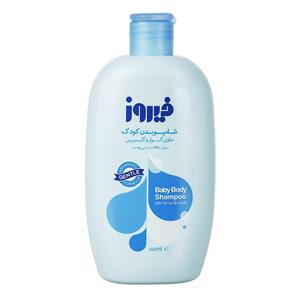 شامپو بدن بچه فیروز آبی حاوی گوار و گلیسیرین حجم 450 میلی لیتر