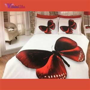 روتختی سه بعدی دونفره طرح Red butterfly