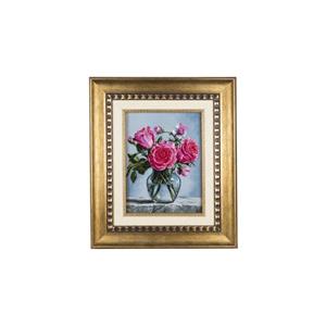 تابلو فرش گالری سی پرشیا طرح گلهای رز در تنگ برجسته کد 901268 