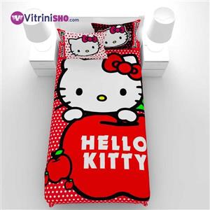 ست کاور و لحاف Hello kitty هلو کیتی - GUZEL 