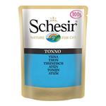 پوچ گربه شسیر schesir تن ماهی  – 100 گرمی