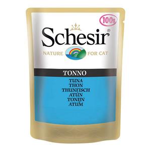 پوچ گربه شسیر schesir تن ماهی  – 100 گرمی Schesir Pouch Tuna-51010 Cat Food