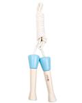 Classic World blue skipping rope طناب چوبی آبی