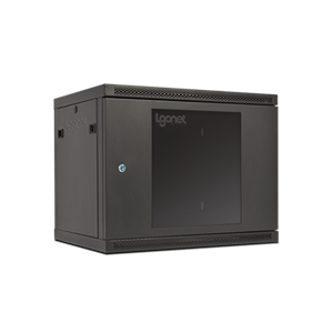 رک 9 یونیت دیواری الگونت عمق 60 سانتیمتر با درب بدون فریم شیشه ای