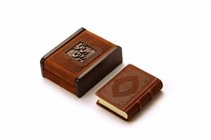 جعبه حافظ قالب چوبی مسی 