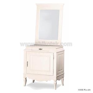 میز کنسول آینه دار سفید سری A04