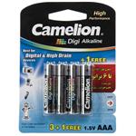 Camelion Digi Alkaline AAA Battery - Pack of 4