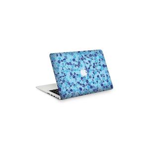 برچسب تزئینی ونسونی مدل Blue Mosaic مناسب برای مک بوک پرو 13 اینچی Wensoni Blue Mosaic Sticker For 13 Inch MacBook Pro