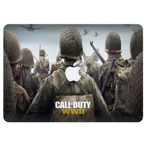 برچسب تزئینی ونسونی مدل Call of Duty WWII مناسب برای مک بوک پرو 13 اینچی Wensoni Call of Duty WWII Sticker For 13 Inch MacBook Pro