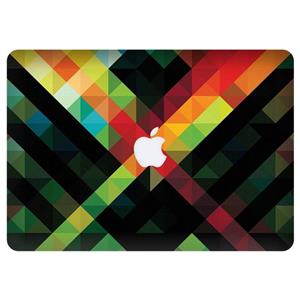 برچسب تزئینی ونسونی مدل Geo Color مناسب برای مک بوک پرو 13 اینچی Wensoni Geo Color Sticker For 13 Inch MacBook Pro