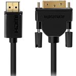 Promate linkMate-H4L HDMI Type A to DVI Cable 3M