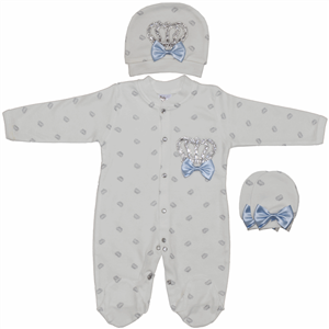 ست لباس نوزادی ادا بیبی مدل 9157Blue EdaBaby Baby Clothes Set 