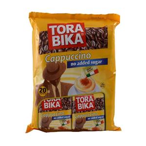 کاپوچینو رژیمی بدون شکر تورابیکا Torabika بسته 20 عددی