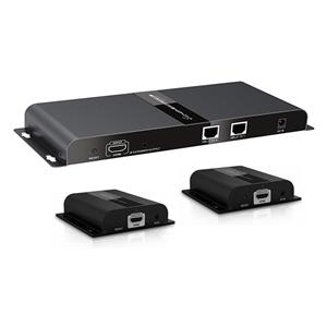 توسعه دهنده و تکرارکننده 1 به 2  HDMI  لنکنگ مدل LKV312-HDbitT LKV312-HDbitT 1X2  HDMI Extender Splitter