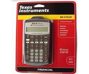 ماشین حساب تگزاس اینسترومنتس مدل BA II PLUS Texas Instruments Calculator 