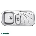 سینک توکار لتو + LETO مدل TX-14 لگن چپ