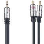 Pnet Gold Aux To Two RCA Cable 1.5m