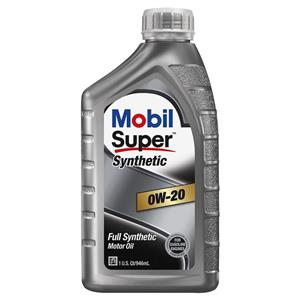 روغن موتور خودرو موبیل مدل Super Synthetic 0W-20 حجم 946 میلی لیتر Mobil Super Synthetic 0W-20 Car Engine Oil 946ml